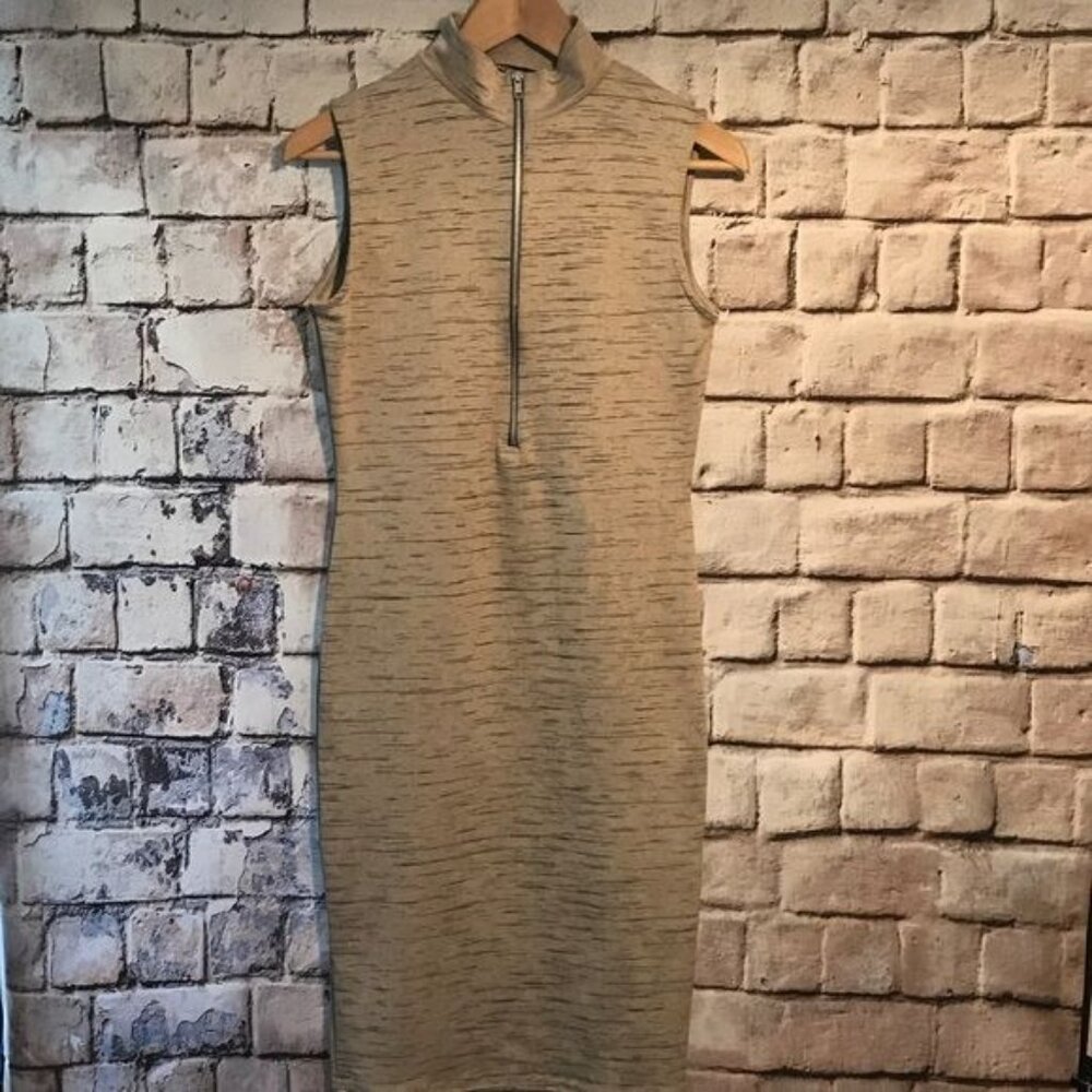 Missguided Body-Con Futurism Sleeveless Dress Women's Sz 10 - Picture 5 of 7